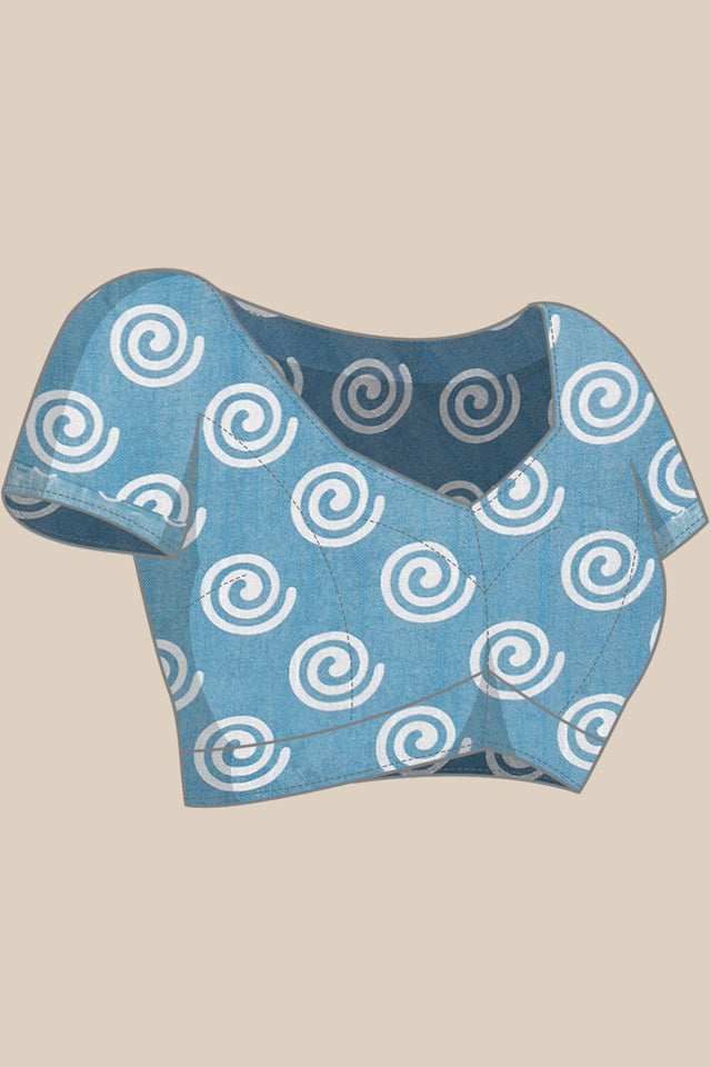 Blue Liva Indian Saree