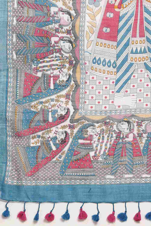 Fuchsia Liva Indian Saree