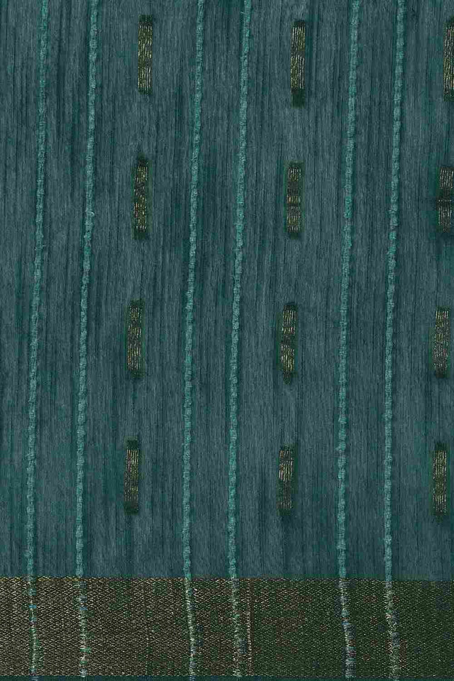 Green Art Silk Block Saree