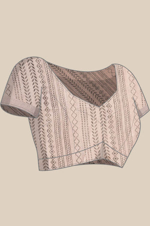 Grey Art Silk Embellished Saree