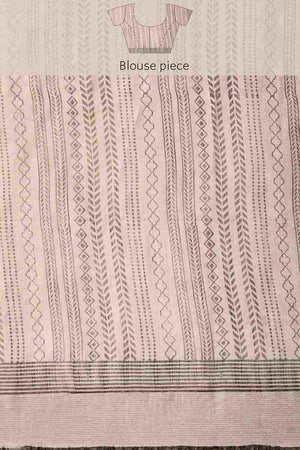 Grey Art Silk Embellished Saree