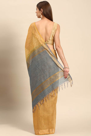 Green Art Silk Block Saree