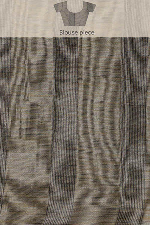 Buy Art Silk Woven Saree in Navy Blue Online - Zoom Out