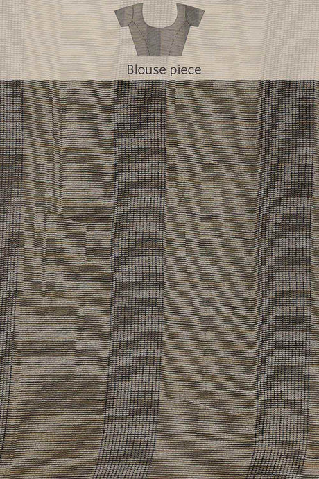 Buy Art Silk Woven Saree in Navy Blue Online - Zoom Out