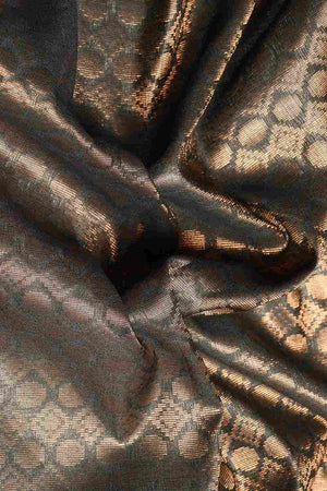 Green Art Silk Block Saree