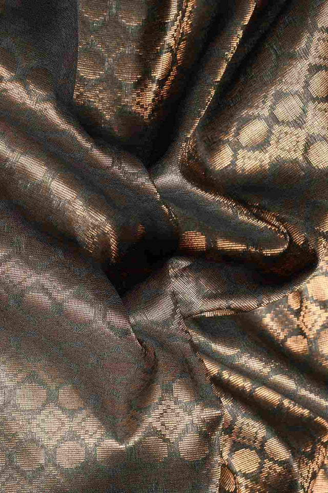 Green Art Silk Block Saree