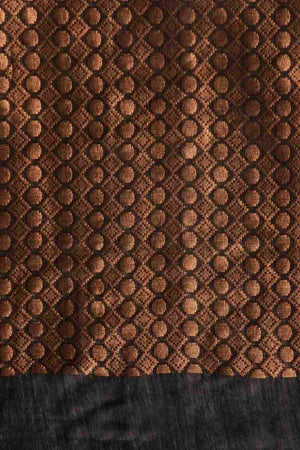 Black Art Silk Indian Saree