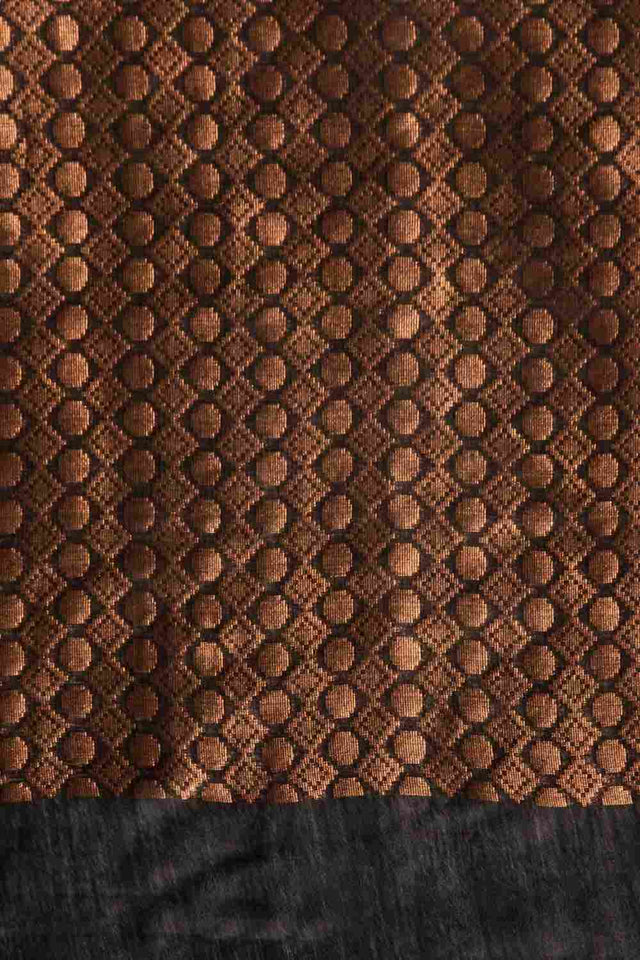 Black Art Silk Indian Saree