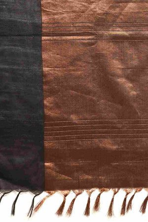 Black Art Silk Indian Saree