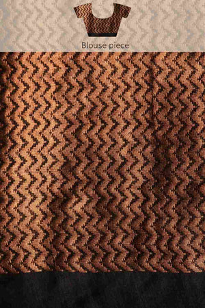 Black Art Silk Indian Saree