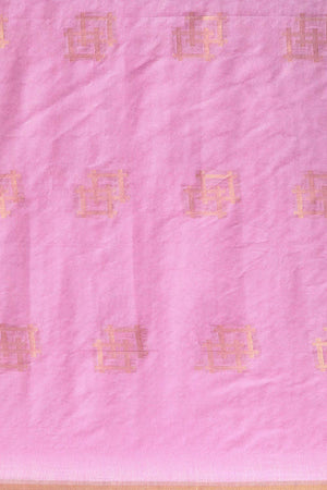 Purple Art Silk Block Saree