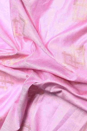 Purple Art Silk Block Saree