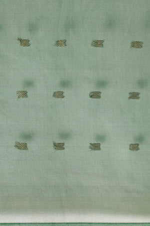 Green Organza Indian Saree