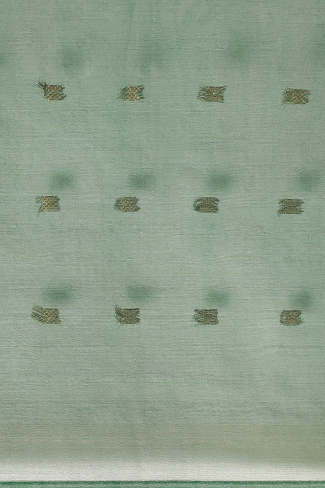 Green Organza Indian Saree