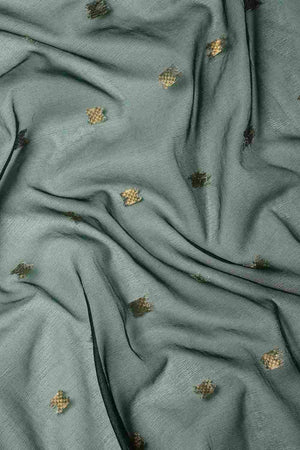 Green Organza Indian Saree