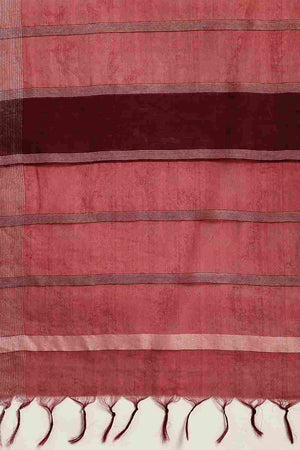 Maroon Organza Indian Saree