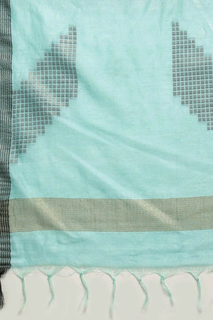 Blue Art Silk Indian Saree