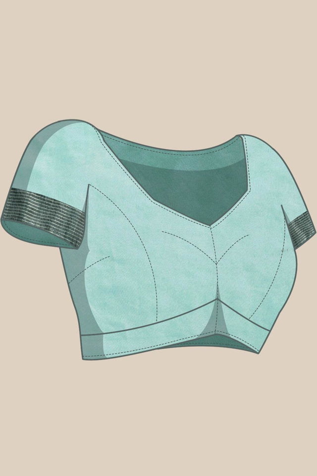 Blue Art Silk Indian Saree