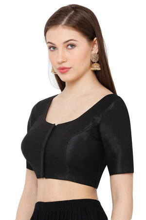 Buy Mulbury Art Silk Solid Blouse Online