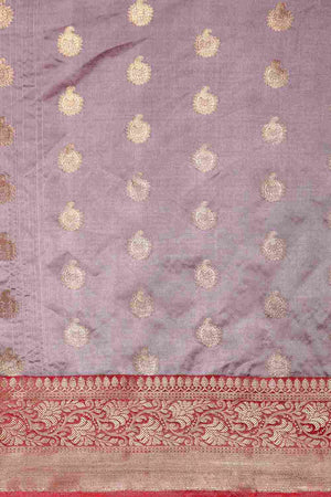 Grey Art Silk Indian Saree