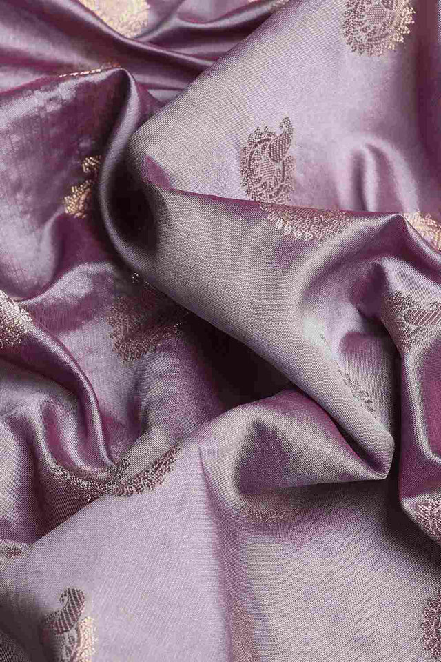 Grey Art Silk Indian Saree