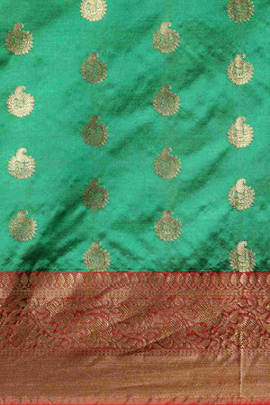 Green Art Silk Indian Saree