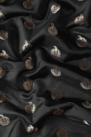 Black Art Silk Indian Saree
