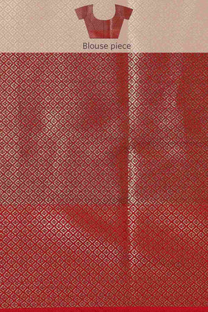 Pink Art Silk Block Saree