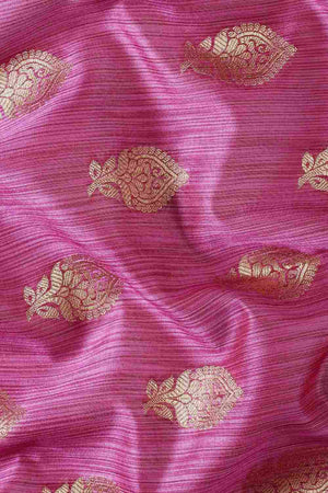 Purple Silk Blend Indian Saree