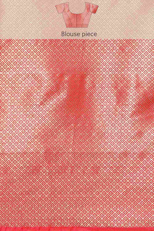 Purple Art Silk Block Saree