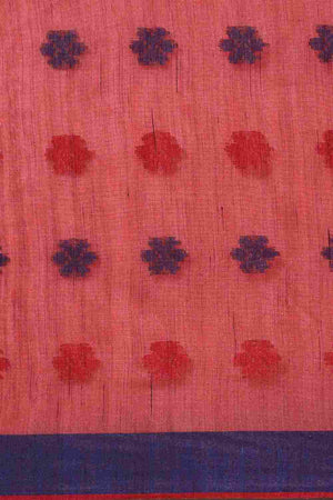 Red Silk Blend Indian Saree