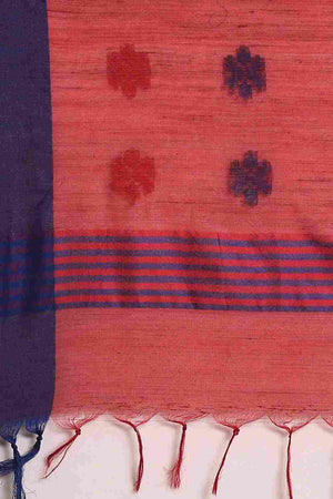 Red Silk Blend Indian Saree