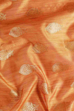 Yellow Silk Blend Indian Saree