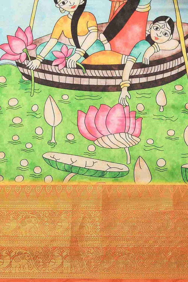Blue Zari Art Silk Saree (SZ-DGPS3-SKB-1309)