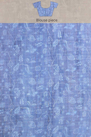 Yellow Muga Silk Floral Saree