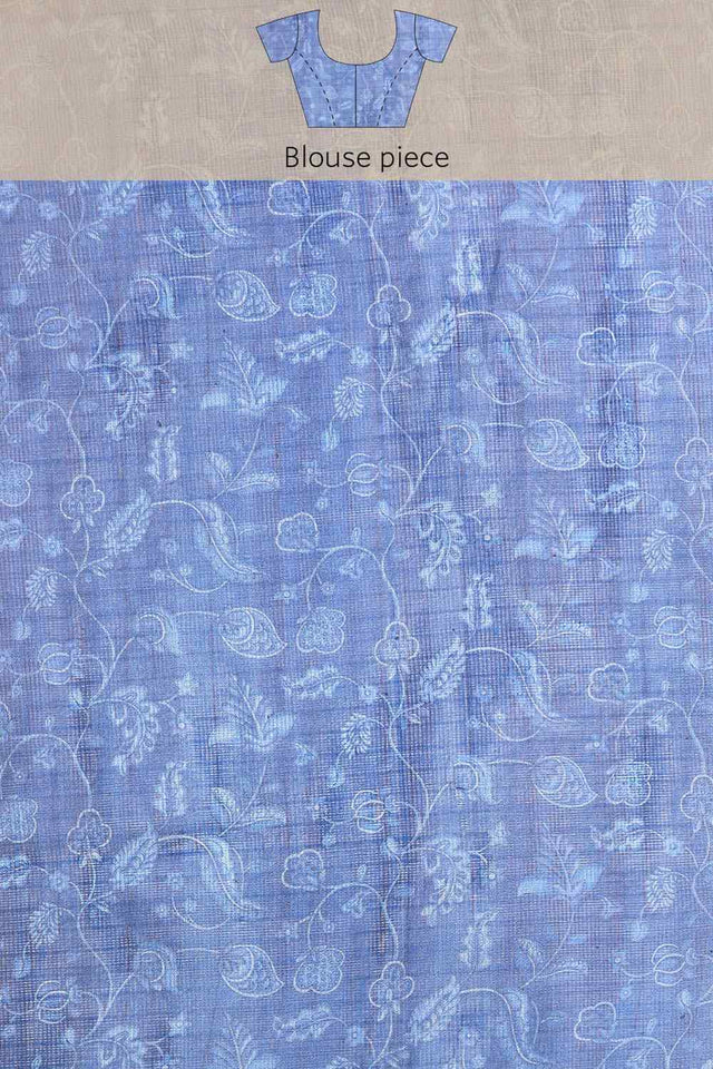 Yellow Muga Silk Floral Saree