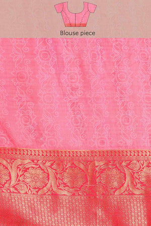 Grey Muga Silk Bandhani Saree