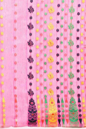 Pink Cotton Woven Design Saree (SZ-JMD18-PN-1770-1)