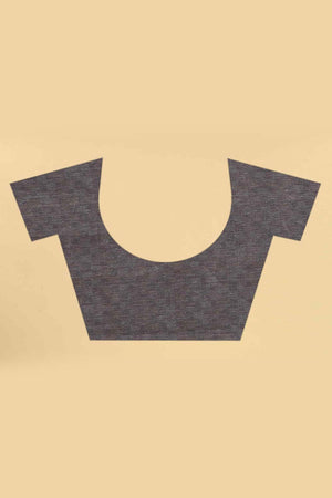 Yellow Block Print Pure Cotton Saree