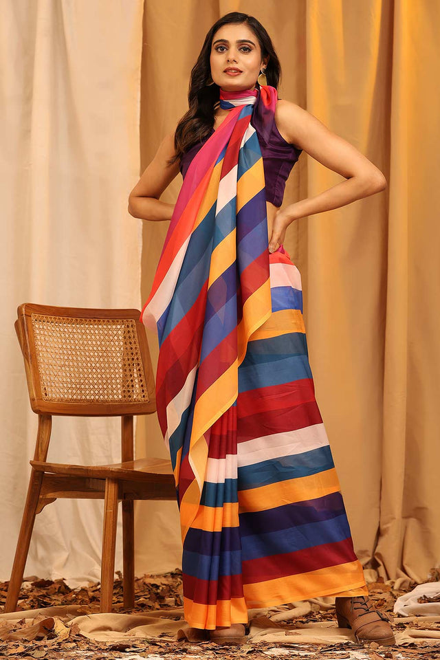 Soft Silk Bollywood Digital Print Saree