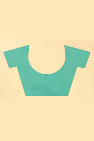 Green Tie Dye Cotton Blend Saree