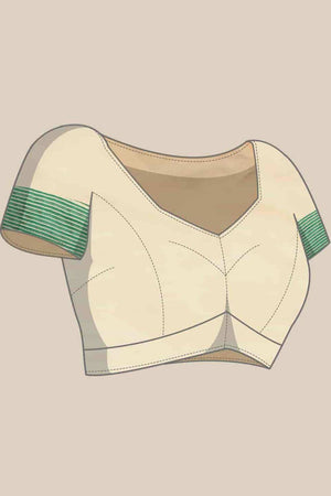 Green Cotton Woven Saree