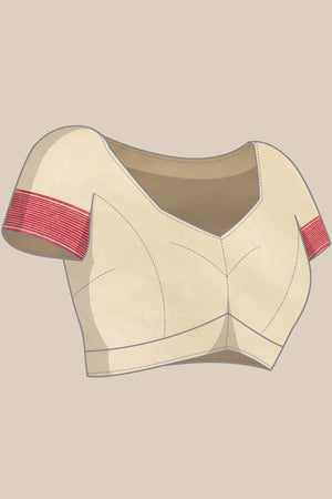 Pink Cotton Woven Saree