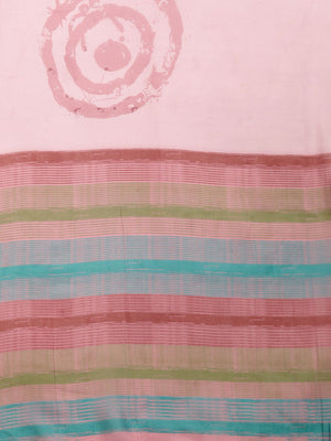 Peach Soft Silk Abstract Saree (SZ-VITI-PE-1946)