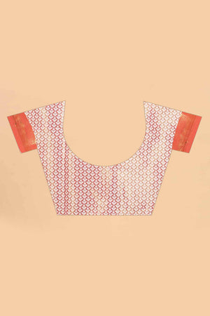 Buy Teal Zari Tissue Floral Printed Handloom Saree Saree Online