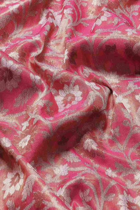 Buy Pink Art Silk brocade Saree Online