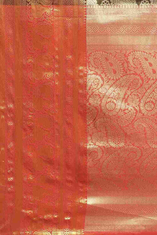 Buy Black Art Silk brocade Saree Online