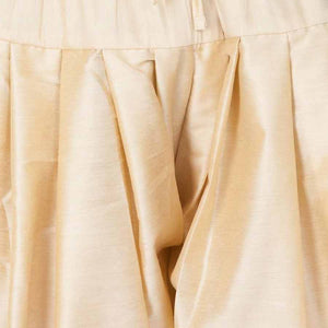 Boy's Cotton Solid Sherwani In Black