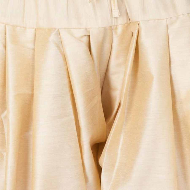 Boy's Cotton Solid Sherwani In Black