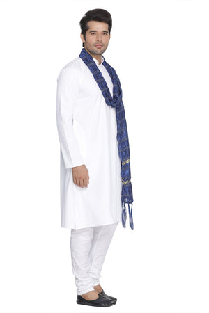 Men's Viscose Dupatta In Blue